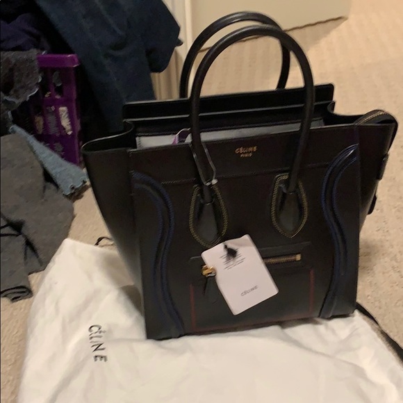 Celine black micro bag. New - Picture 1 of 7